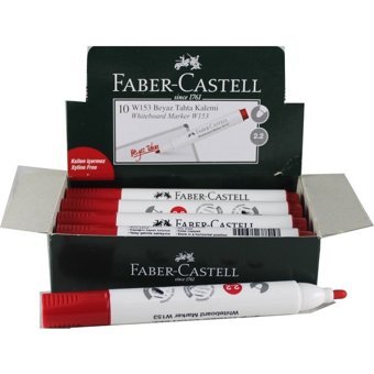 Faber-Castell Beyaz Tahta Kalemi Kırmızı 10'lu