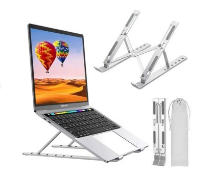 Qasul Katlanabilir Ayarlanabilir Taşınabilir Ayaklı Laptop Standı