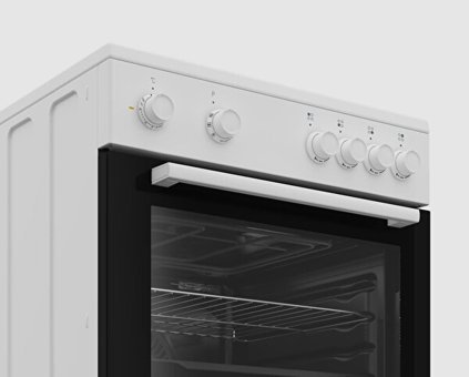 Beko BFE 400-1 B 66 lt A Enerji Sınıfı Analog Modern Doğalgazlı Ocaklı Tam Boy Solo Fırın Beyaz