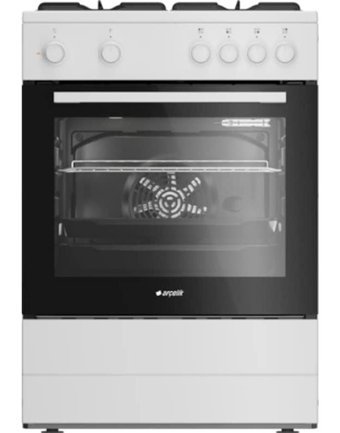 Arçelik F 8440-1 B 66 lt A Enerji Sınıfı Analog Modern Doğalgaz Ocaklı Tam Boy Solo Fırın Beyaz