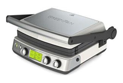 Greenpan Elite 4 Dilim Seramik Çıkartılabilir Plaka Çift Taraflı Krem Izgaralı Tost Makinesi