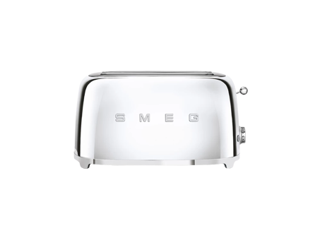 Smeg Ts02 Retro 4X 4 Dilim Kırıntı Tepsisi 1500 W Gümüş Ekmek Kızartma Makinesi