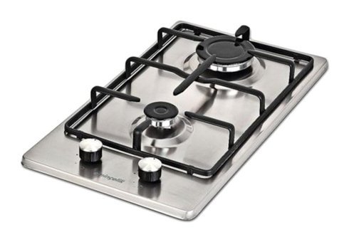 Eminçelik 41020 Gazlı Metal 2 Gözlü Gri Ankastre Ocak