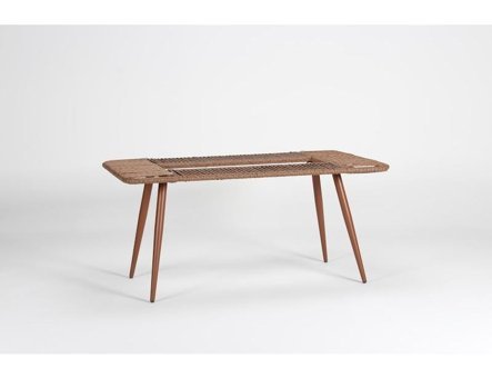 Nuano Consept Dikdörtgen Ahşap 85x145 cm Kahverengi Bahçe Masası