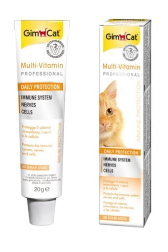 Gimcat Multivitamini Bağışıklık Güçlendirici Yetişkin Kedi Vitamini Macun 20 gr