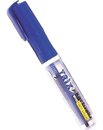 Trix T-444B Tekli Kartuşlu Silinebilir Mavi Tahta Kalemi
