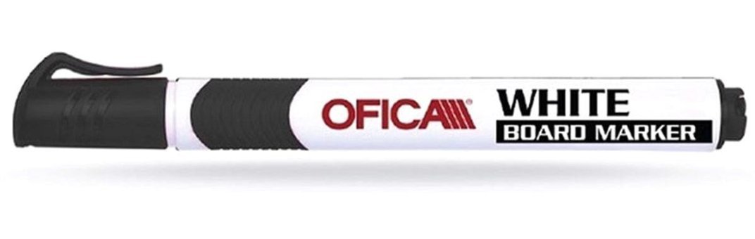 Ofica Fmm-10s Tekli Doldurulabilir Silinebilir Siyah Tahta Kalemi