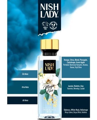 Nishlady Magic Love Meyvemsi Kadın Vücut Spreyi 260 ml