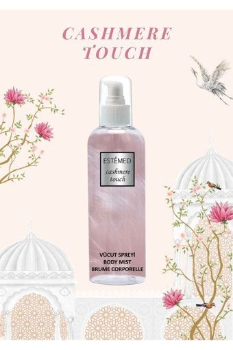Estemed Cashmere Touch Fresh Simli Kadın Vücut Spreyi 150 ml