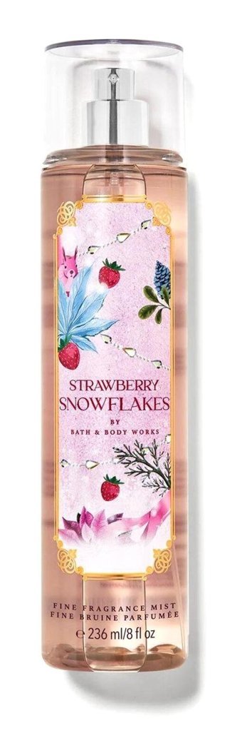 Bath & Body Works Strawberry Snowflakes Meyvemsi Kadın Vücut Spreyi 236 ml