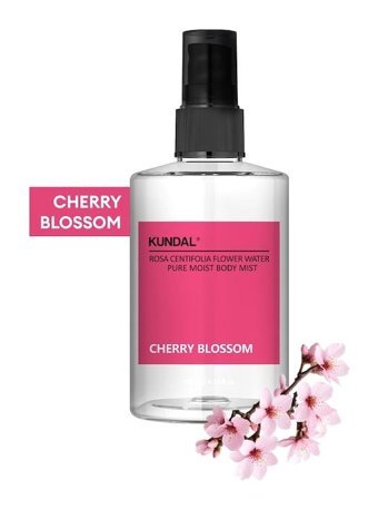 Kundal Cherry Blossom Çiçeksi Hyalüronik Asit İçeren Nemlendiricili Kadın Vücut Spreyi 125 ml