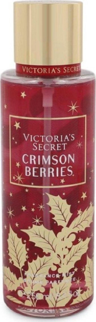 Victoria's Secret Crimson Berries Meyvemsi Simli Kadın Vücut Spreyi 250 ml