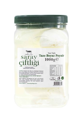 Saray Çiftliği Taze Köy Tipi Beyaz İnek Peyniri 1 kg