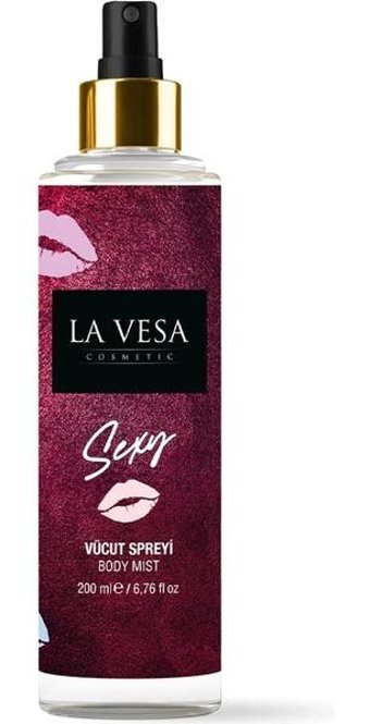 La Vesa Sexy Meyvemsi Simli Kadın Vücut Spreyi 200 ml