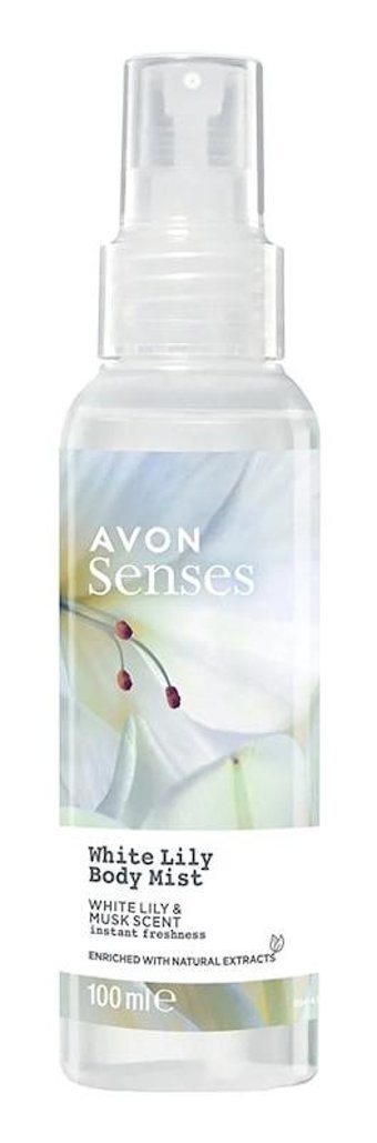 Avon Senses White Lily Çiçeksi Kadın Vücut Spreyi 100 ml