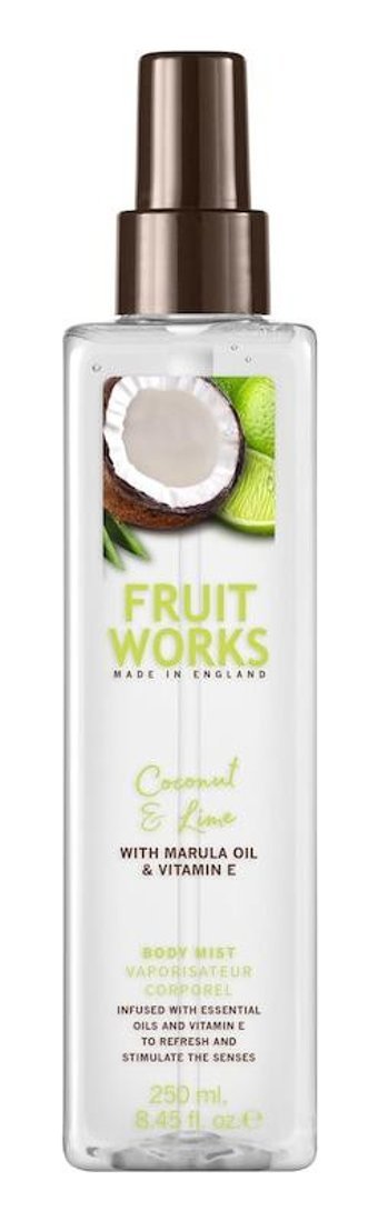 Fruit Works Coconut & Lime Hindistan Cevizi-Lime Kadın Vücut Spreyi 250 ml