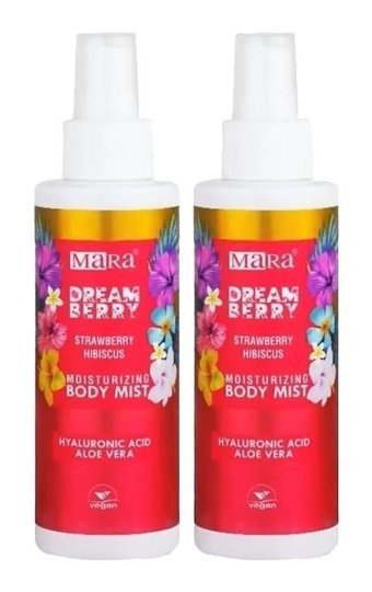 Mara Dream Berry Çiçeksi Hyalüronik Asit İçeren Nemlendiricili Kadın Vücut Spreyi 150 ml