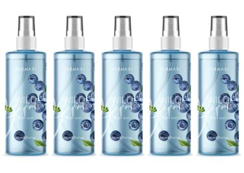 Farmasi Wild Berries Meyvemsi Kadın Vücut Spreyi 5x225 ml