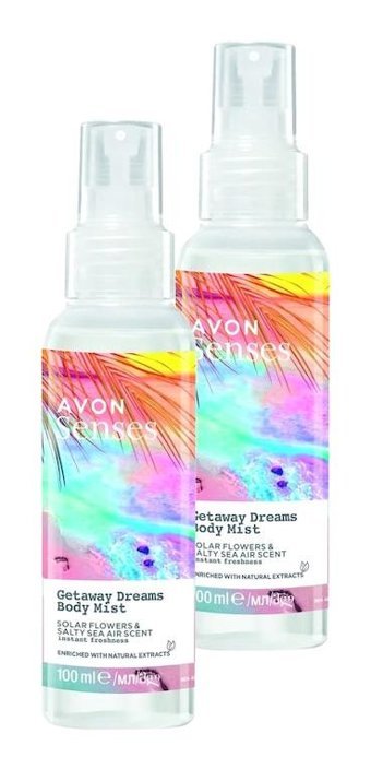 Avon Senses Getaway Dreams Deniz Tuzu Kadın Vücut Spreyi 2x100 ml