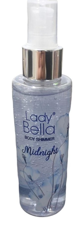 Lady Bella Midnight Meyvemsi Simli Kadın Vücut Spreyi 150 ml
