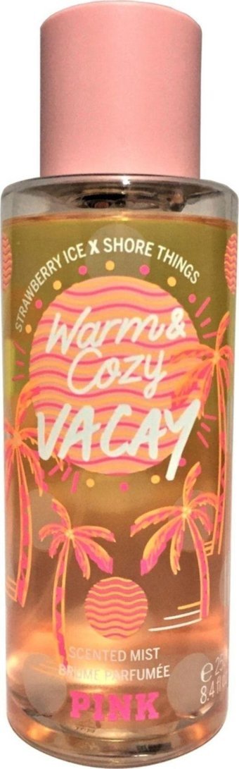 Victoria's Secret Pink Warm & Cozy Vacay Meyvemsi Kadın Vücut Spreyi 250 ml