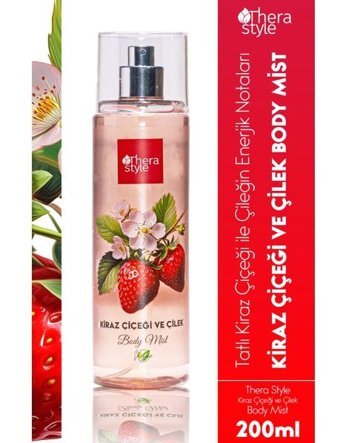 Thera Style Çilek Nemlendiricili Kadın Vücut Spreyi 200 ml