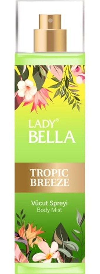 Lady Bella Tropic Breeze Aromatik Kadın Vücut Spreyi 200 ml