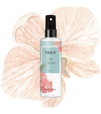 Value Iris Bloom Çiçeksi Kadın Vücut Spreyi 150 ml