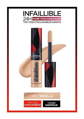 L'oréal Paris Infaillible 326 Vanilla Nemlendiricili Göz Altı ve Yüz Likit Fırça Kapatıcı