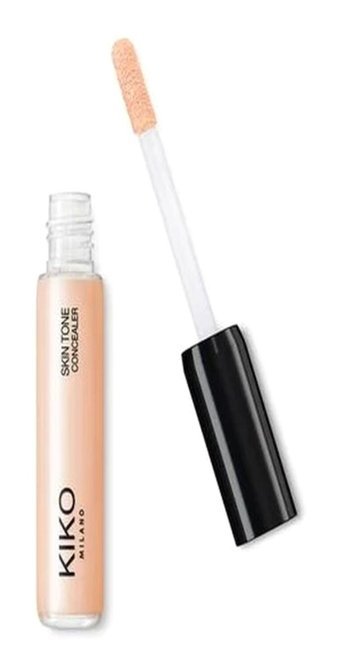 Kiko Milano Skin Tone 03 Light Beige Nemlendiricili Göz Altı ve Yüz Likit Fırça Kapatıcı