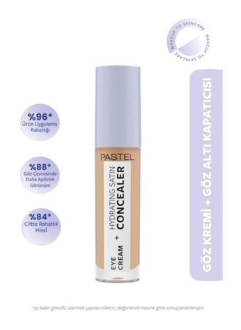 Pastel Eye Cream Hydrating 66 Nemlendiricili Göz Altı Likit Fırça Kapatıcı