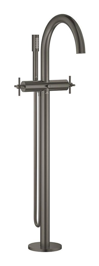 Grohe Atrio 25272AL0 Krom Çiftli Çevirmeli Solo Kuğu Banyo Bataryası Altın