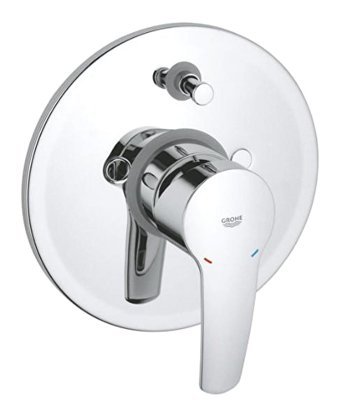 Grohe Eurostyle 19506001 Krom Kaplama Tekli Çevirmeli Ankastre Yuvarlak Banyo Bataryası Bakır
