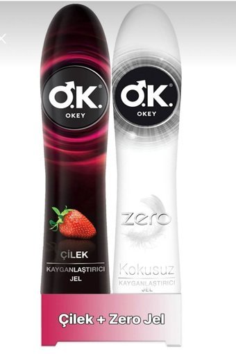 Okey Çilek Kayganlaştırıcı Jel 3x100 ml