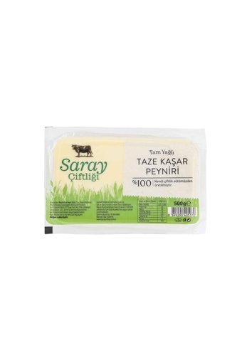 Saray Çiftliği Tam Yağlı Piknik Kaşar Peyniri 500 gr