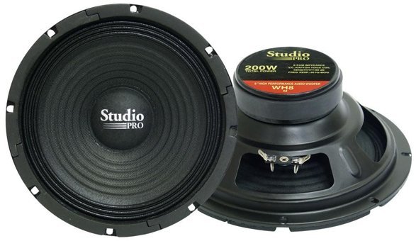 Pyramid WH8 220 mm Mini Subwoofer Siyah