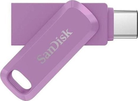 Sandisk Ultra Dual Drive Go SDDDC3-1T00-G46L Çift Taraflı USB 3.2 Gen 1 Type A-Type C 1 TB Flash Bellek Mor
