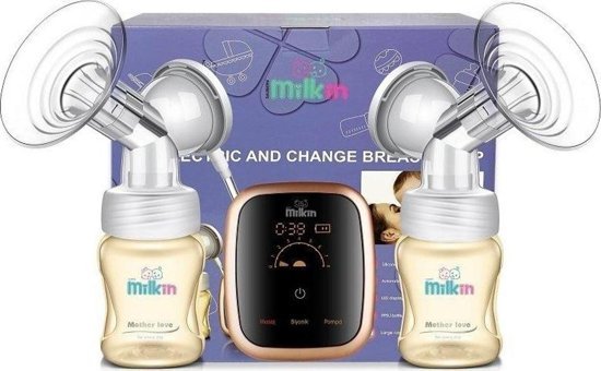 Milkin EBP960 Elektrikli Biberonlu Çiftli Göğüs Pompası