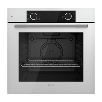 Ferre D087 - CS206 - XE61CB Dijital Doğalgazlı Cam Klasik Ankastre Fırın Ocak 3'lü Ankastre Set Beyaz