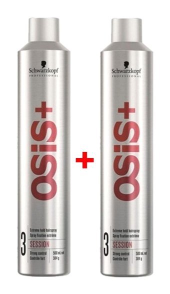 Schwarzkopf Osis Keyonline Sabitleyici Islak Görünümlü Provitaminli Ekstra Güçlü Saç Spreyi 2x500 ml