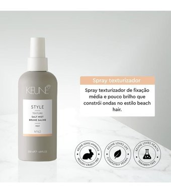 Keune Style Salt Mist Şekillendirici Islak Görünümlü Keratinli Güçlü Saç Spreyi 200 ml