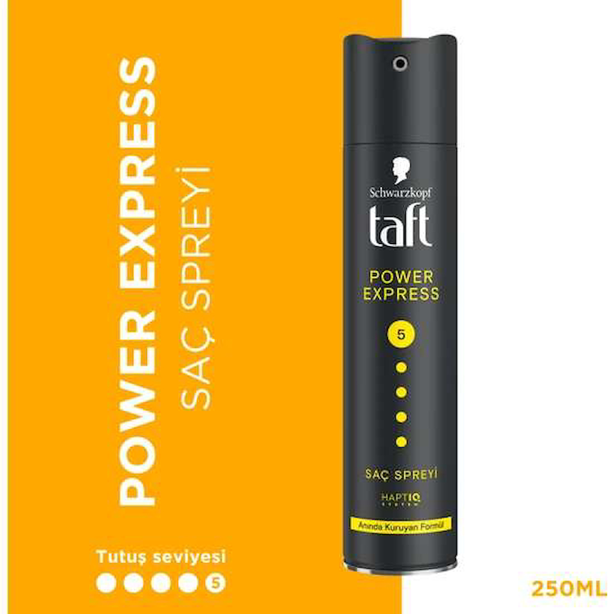 Schwarzkopf Taft Power Express Sabitleyici Islak Görünümlü Provitaminli Güçlü Saç Spreyi 4x250 ml