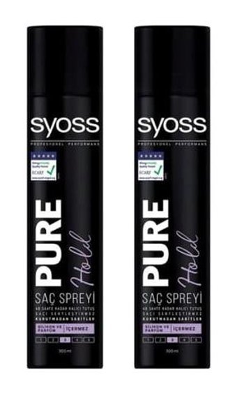 Syoss Pure Hold No: 5 Şekillendirici Islak Görünümlü Provitaminli Saç Spreyi 2x300 ml