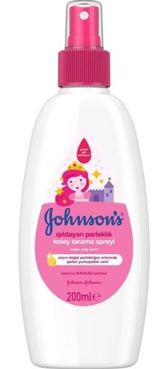 Johnson´S Baby Kolay Tarama Simli Islak Görünümlü Keratinli Güçlü Saç Spreyi 200 ml
