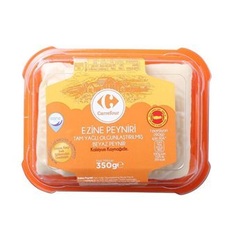 Carrefour Tam Yağlı Olgunlaştırılmış Ezine İnek Peyniri 350 gr