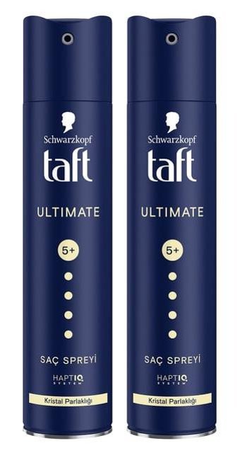 Schwarzkopf Taft Ultimate Sabitleyici Islak Görünümlü Provitaminli Ekstra Güçlü Saç Spreyi 2x250 ml