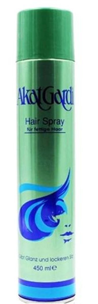 Akat Gardi Yağlı Saçlar - Yeşil Şekillendirici Islak Görünümlü Keratinli Güçlü Saç Spreyi 180 ml