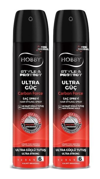 Hobby S&P Şekillendirici Islak Görünümlü Keratinli Güçlü Saç Spreyi 2x150 ml