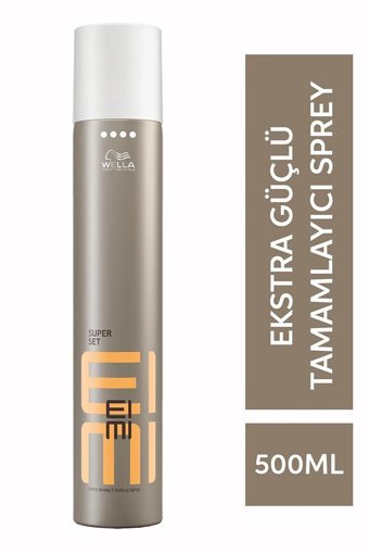 Wella Professionls Eimi Super Set Isıdan Koruyucu Islak Görünümlü Provitaminli Güçlü Saç Spreyi 500 ml