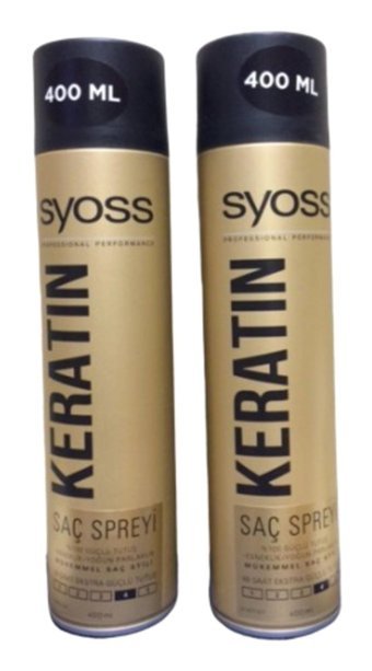 Syoss No: 4 Onarıcı Islak Görünümlü Keratinli Saç Spreyi 2x400 ml